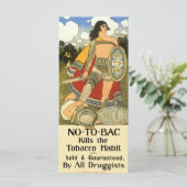 productetiket Art, No to Bac, stop met roken (Staand voorkant)