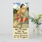 productetiket Art, No to Bac, stop met roken (Staand voorkant)