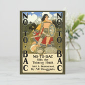 productetiket Art, No to Bac, stop met roken (Staand voorkant)