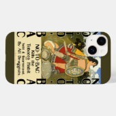  productetiket Art, No to Bac, stop met roken Case-Mate iPhone Case (Achterkant (horizontaal))