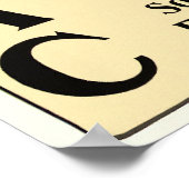 productetiket Art, No to Bac, stop met roken Poster (Hoek)