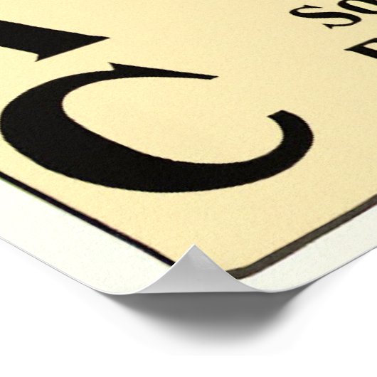  productetiket Art, No to Bac, stop met roken Poster (Hoek)