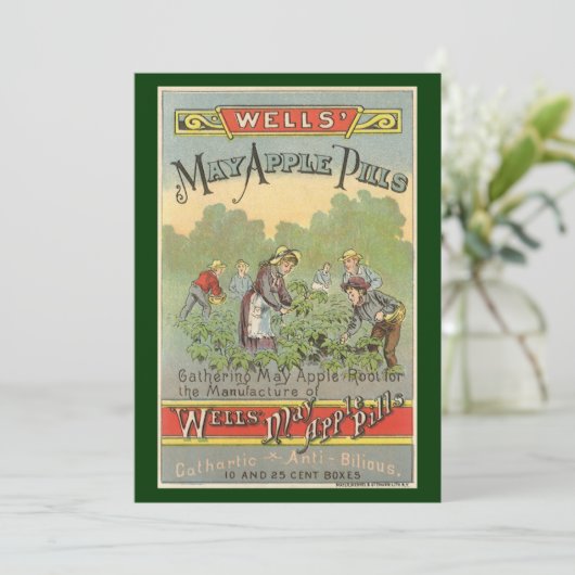  productetiket Art, Wells kan pillen appelen (Staand voorkant)