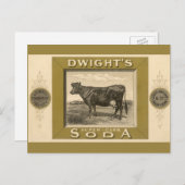  productetiket, gebicarboneerde soda van Dwight Briefkaart (Voorkant / Achterkant)