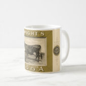 productetiket, gebicarboneerde soda van Dwight Koffiemok (Voorkant rechts)