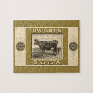 productetiket, gebicarboneerde soda van Dwight Legpuzzel