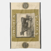  productetiket, gebicarboneerde soda van Dwight Theedoek (Verticaal)