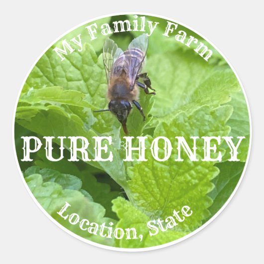  productetiket ronde sticker (Voorkant)