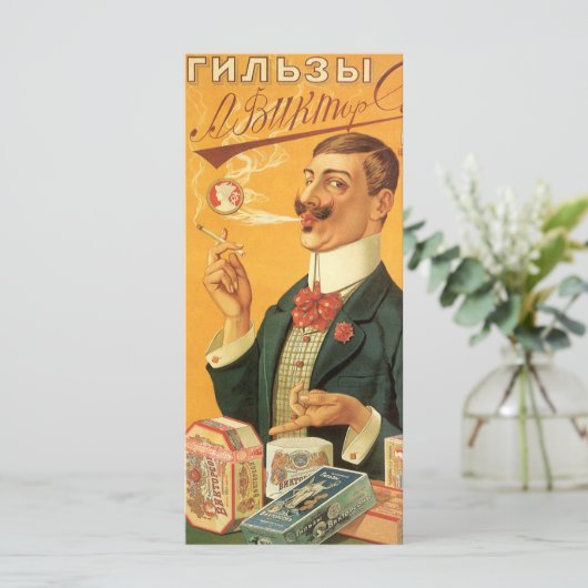  productetiket, Russische sigarettentabak (Staand voorkant)