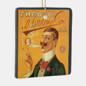  productetiket, Russische sigarettentabak Keramisch Ornament (Rechts)