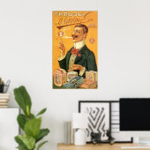  productetiket, Russische sigarettentabak Poster (Thuiskantoor)