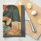  productetiket, Russische sigarettentabak Theedoek (Quarter Fold)