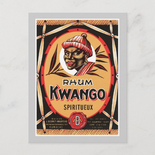  productetiket voor vloeibare biomassa briefkaart (Voorkant)