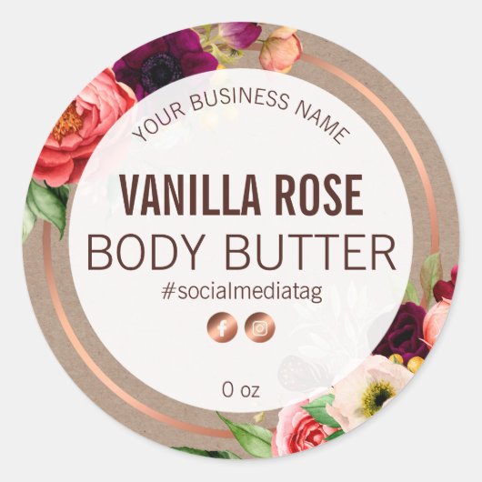  productetiketten ronde sticker (Voorkant)