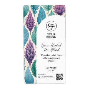 Productetiketten voor kruidenmengsels etiket