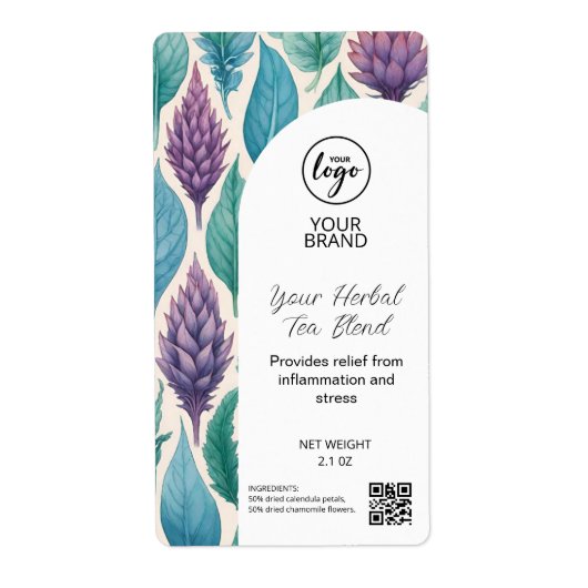 Productetiketten voor kruidenmengsels etiket (Voorkant)