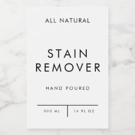 productetikettenorganisatie opslag - VLEKVERWIJDER Voedselcontainer Etiket