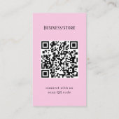Productfoto Logo QR-code Visitekaartje (Achterkant)