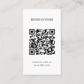 Productfoto Logo QR-code Visitekaartje (Achterkant)