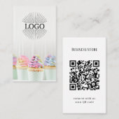 Productfoto Logo QR-code Visitekaartje (Voorkant / Achterkant)