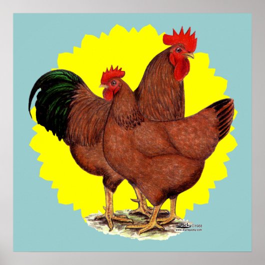 Productie Red Sunburst Poster (Voorkant)