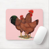 Productie Rode kippen Muismat (Met muis)