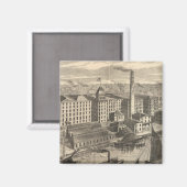Productie van Clark's ONT Spool Cotton Magneet (Voorkant / Achterkant)
