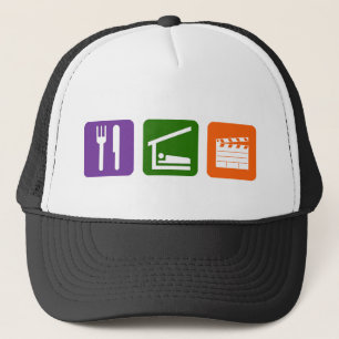 Productie van Eat Sleep Film Trucker Pet