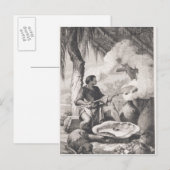 Productie van India-rubber Briefkaart (Voorkant / Achterkant)