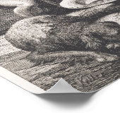 Productie van India-rubber Poster (Hoek)