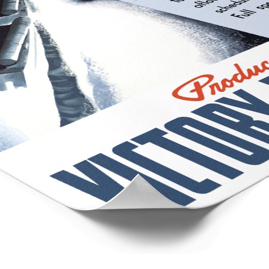 Productie voor uw marine — WWII Poster (Hoek)