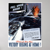 Productie voor uw marine — WWII Poster (Voorkant)