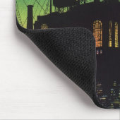 Productiefabriek op zonsondergang,  bedrijf muismat (Hoek)