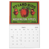  productielabels wandkalender kalender (Mar 2026)