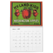  productielabels wandkalender kalender (Mar 2027)
