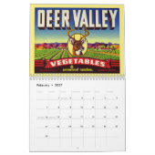  productielabels wandkalender kalender (Feb 2027)