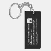 Productiemanager Definitie - Funny UPM Sleutelhanger (Voorkant Links)
