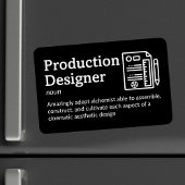 Productieontwerper Definitie - Film 4"x 6"Flex Magneet