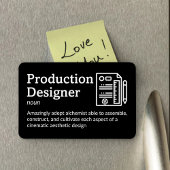 Productieontwerper Definitie - Film 4"x 6"Flex Magneet