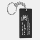 Productieontwerper Definitie - Grappige Film Sleutelhanger (Voorkant Links)