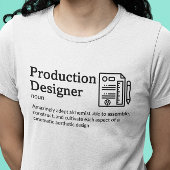 Productieontwerper Definitie Lichte Wijze - Film T-shirt