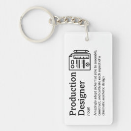 Productieontwerper - Film Crew Sleutelhanger