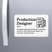 Productieontwerper - het vastgestelde leven 4"x 6" magneet