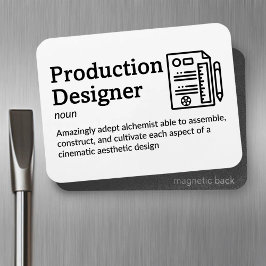 Productieontwerper - Set Life 3" x 4" Flex Magneet