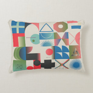 Productieve ontwerpillustraties van bizarre comp accent kussen