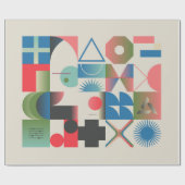 Productieve ontwerpillustraties van bizarre comp cadeaupapier (Vlak)