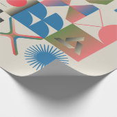 Productieve ontwerpillustraties van bizarre comp cadeaupapier (Hoek)