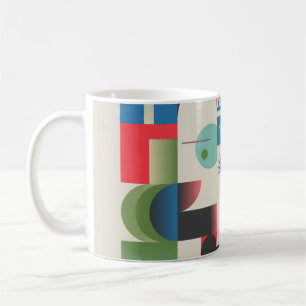 Productieve ontwerpillustraties van bizarre comp koffiemok