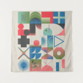Productieve ontwerpillustraties van bizarre comp wandkleed (Voorkant (horizontaal))