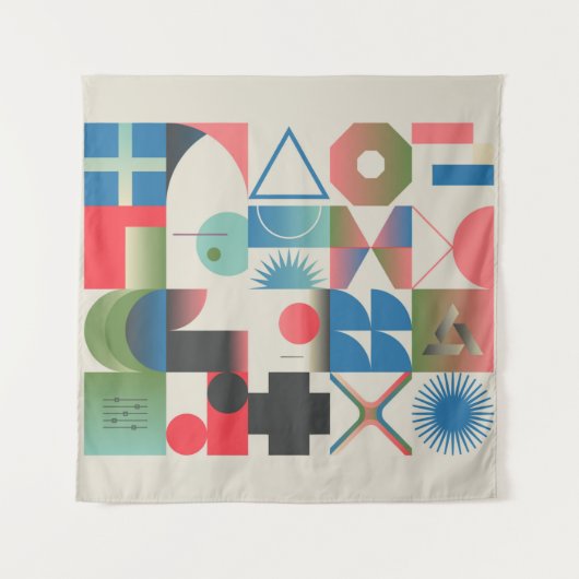 Productieve ontwerpillustraties van bizarre comp wandkleed (Voorkant)
